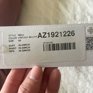 Azazie Nikka RETIRED style